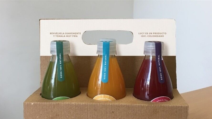 Sodas Lucy, hace gaseosas naturales con mezclas de frutas y aromáticas colombianas.. Foto: Cortesía