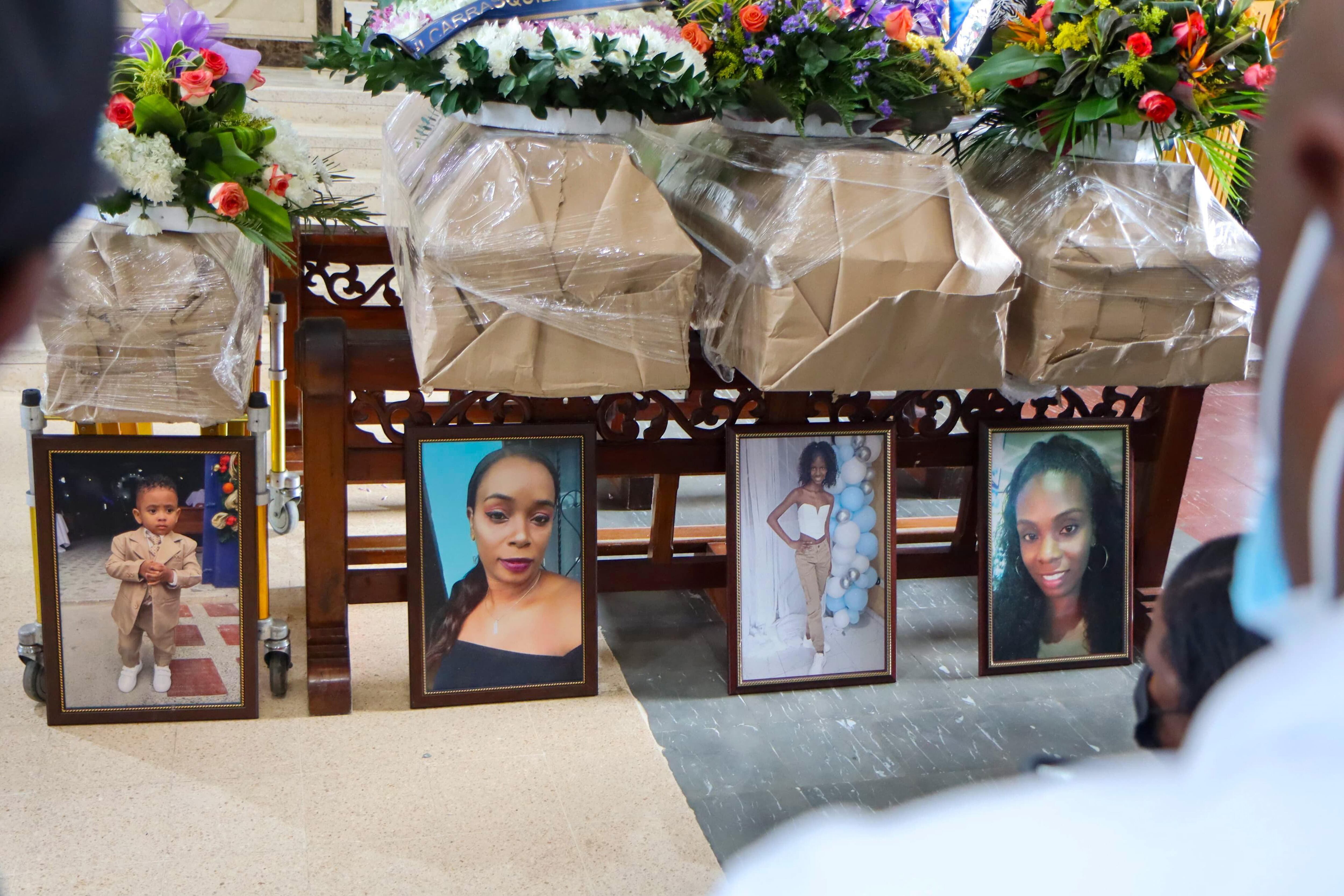 Funeral en honor a las víctimas de derrumbe en vía Quibdó - Medellín | Foto: Gobernación del Chocó