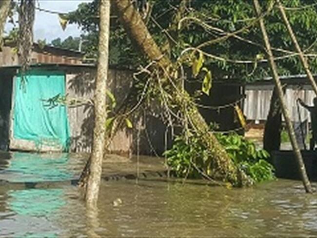 Continúa emergencia en Guainía por fuertes inundaciones. Foto: Colprensa