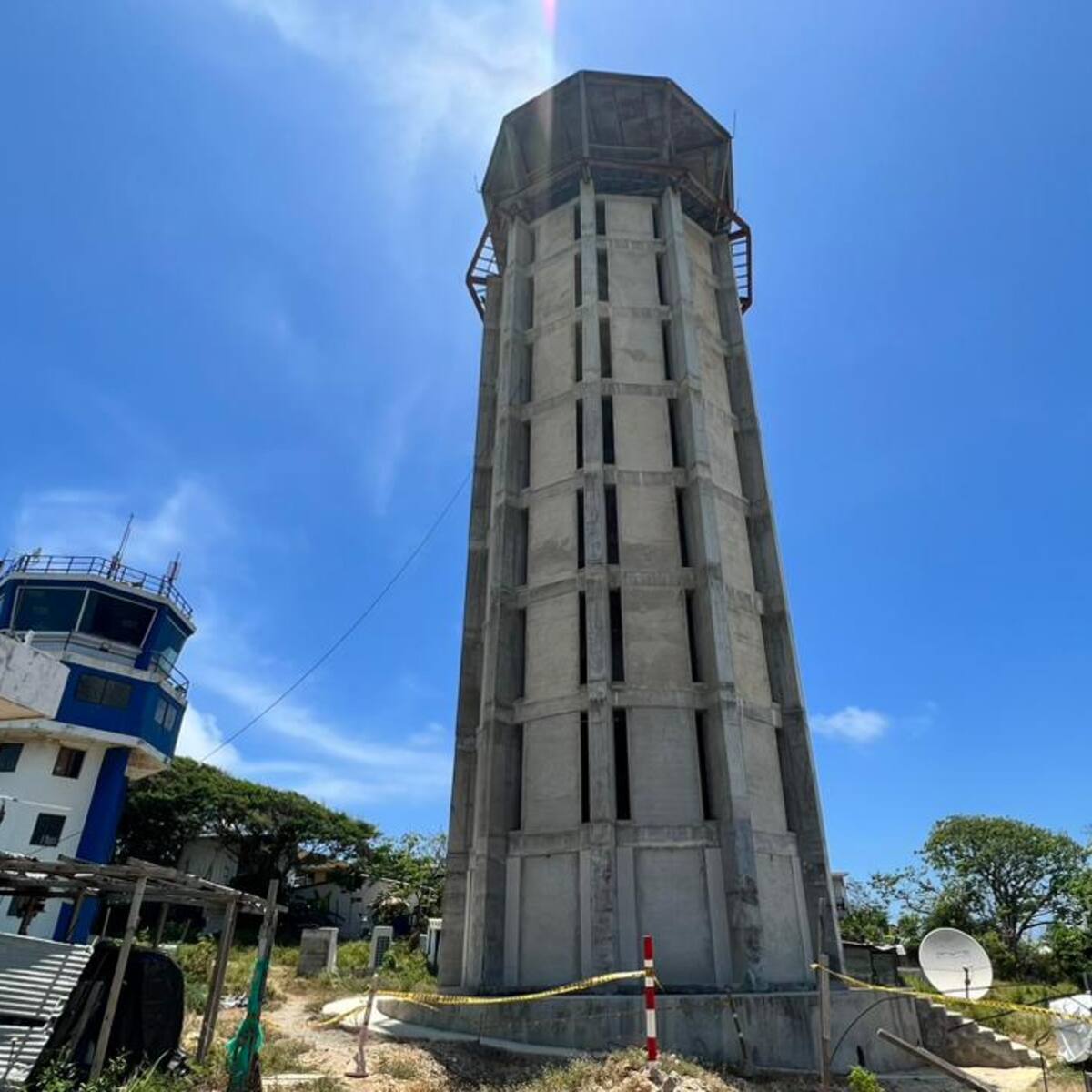 Hallan irregularidades en construcción de torre de control en el aeropuerto de San Andrés