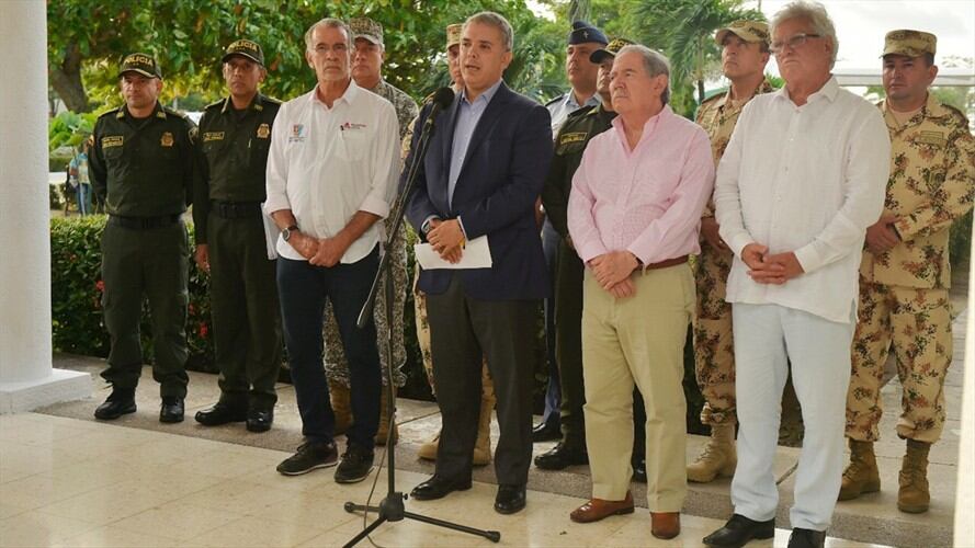 Eln debe entregar a todos los secuestrados y terminar actividades criminales: Duque. Foto: Cortesía