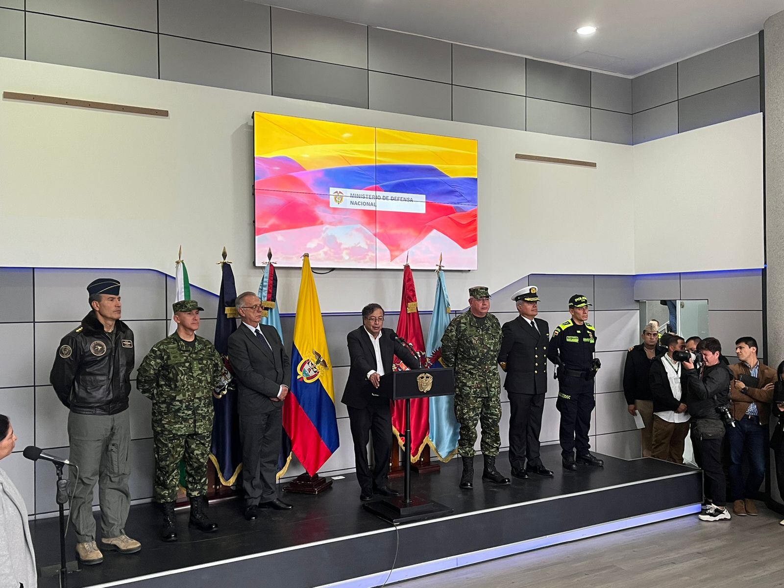 Cúpula Militar Petro. Foto: W Radio