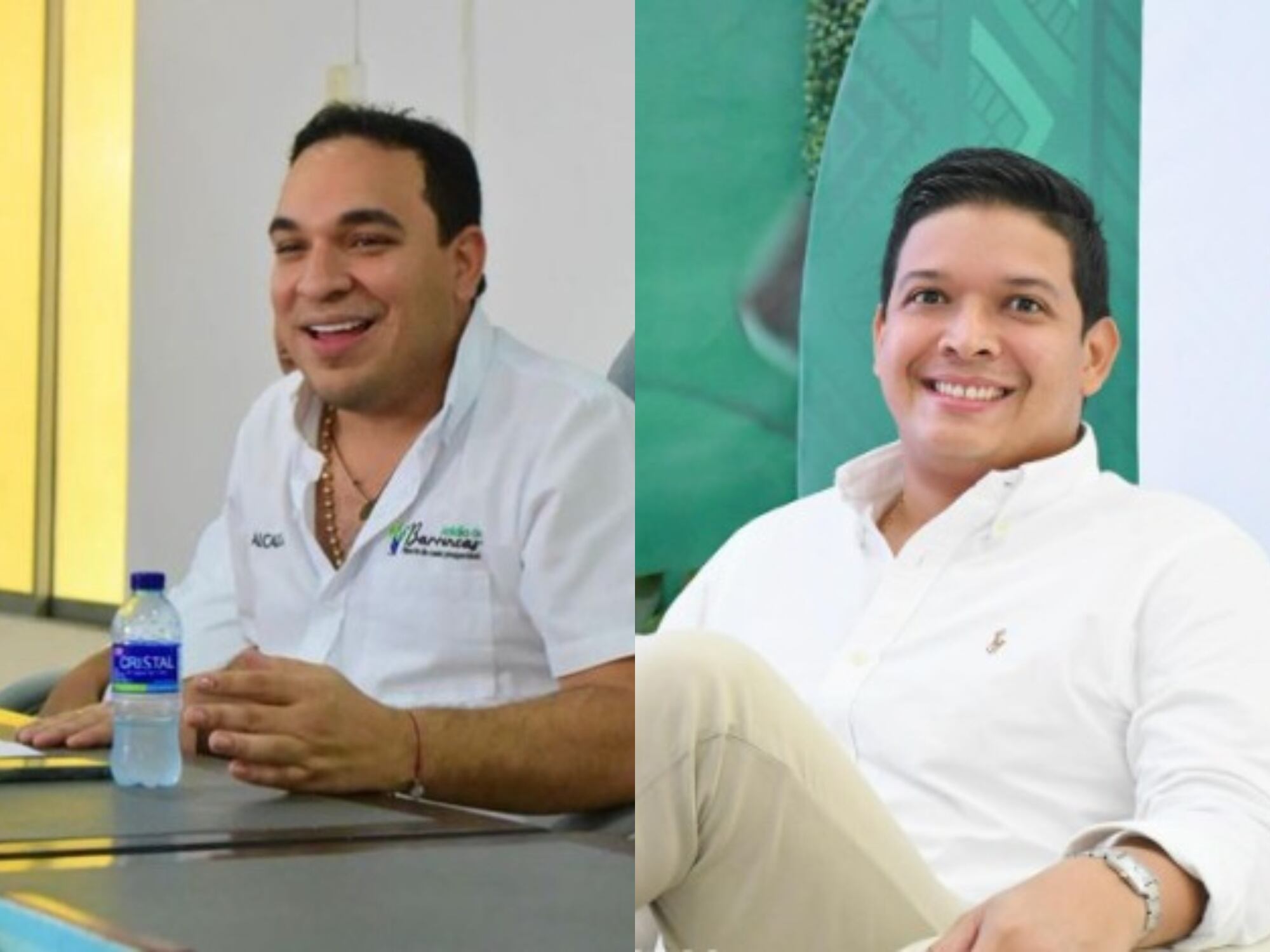 Ivan Mauricio Soto Balán y Vicente Berardinelli. Foto: Instagram @ivanmauriciosotoalcalde y @vicenteberardinelli