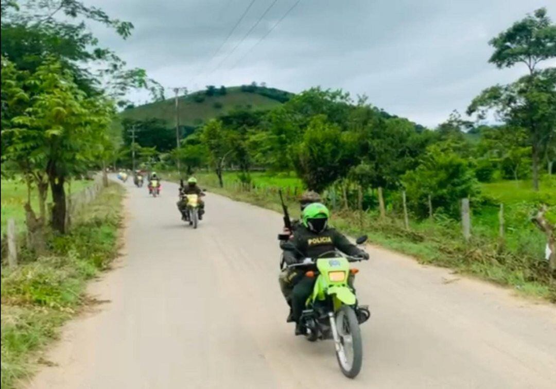 En medio del plan pistola contra la policía, tres agentes han sido asesinados en los Montes de María. Crédito: Policía Nacional.
