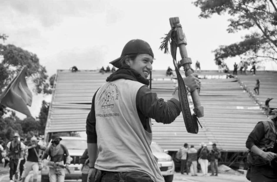 Carlos Andrés Ascué Tumbo, guardia indígena asesinado en el Cauca. Crédito: Cric.