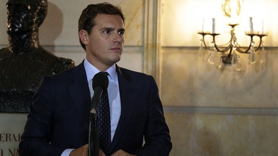 El presidente del partido español Ciudadanos, Albert Rivera. Foto: Colprensa