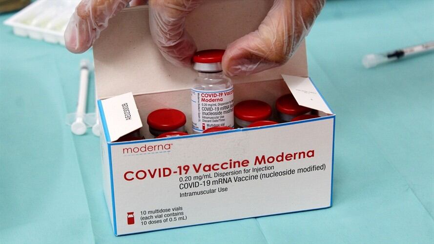 Dosis de la vacuna de Moderna. Foto: Donato Fasano/Getty Images