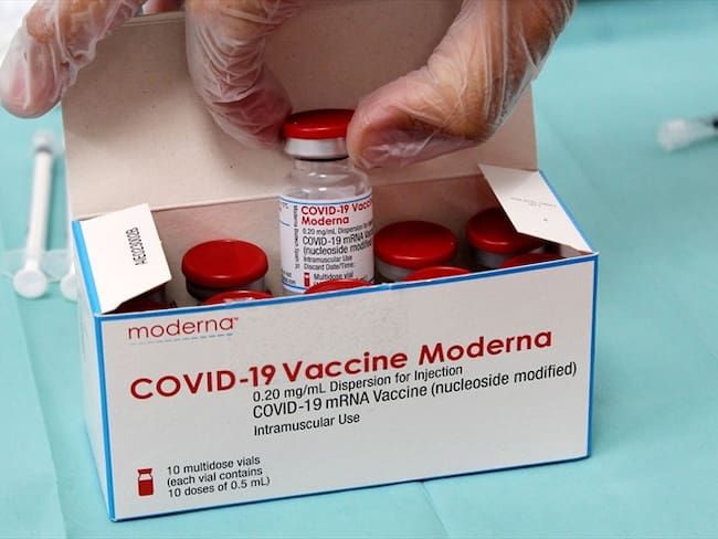 Dosis de la vacuna de Moderna. Foto: Donato Fasano/Getty Images