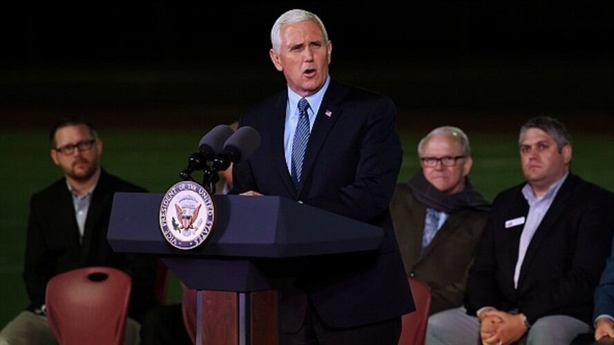 El vicepresidente de Estados Unidos, Mike Pence. Foto: Getty Images