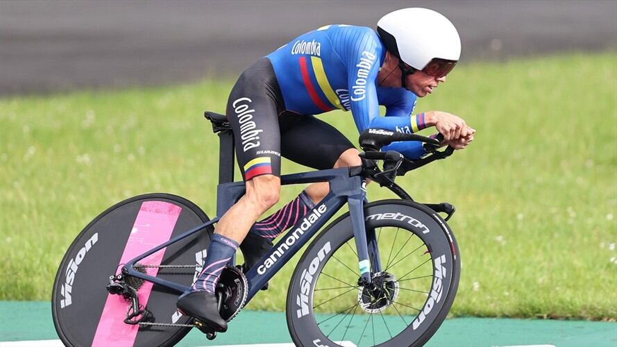 Rigoberto Urán, ciclista colombiano en los Juegos Olímpicos. Foto: Michael Steele/Getty Images