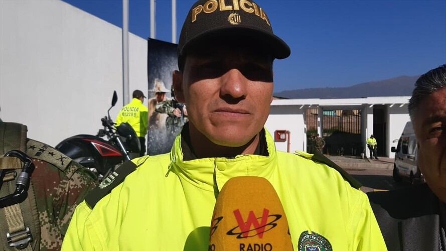 El coronel Germán Jaramillo entregó todos los detalles de los operativos. . Foto: W Radio