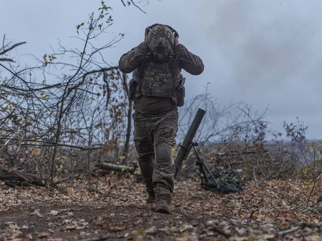 Soldado ucraniano. Diego Herrera Carcedo/Anadolu via Getty Images.
