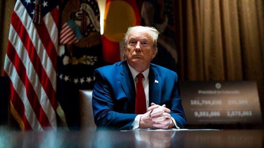 Trump consideró "inaceptable" el último llamado de Fauci a emprender una reapertura muy cautelosa.. Foto: Getty Images