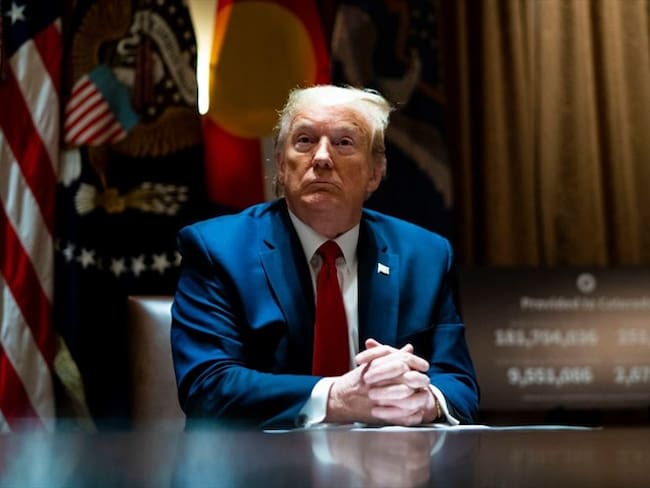 Trump consideró "inaceptable" el último llamado de Fauci a emprender una reapertura muy cautelosa.. Foto: Getty Images