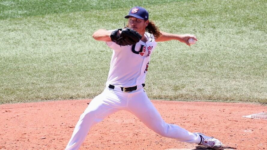 El estadounidense Scott Kazmir en Yokohama, Japón. Foto: Getty Images