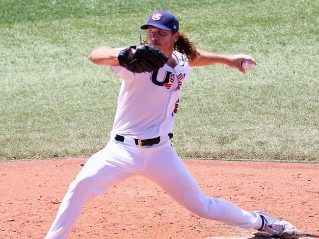 El estadounidense Scott Kazmir en Yokohama, Japón. Foto: Getty Images
