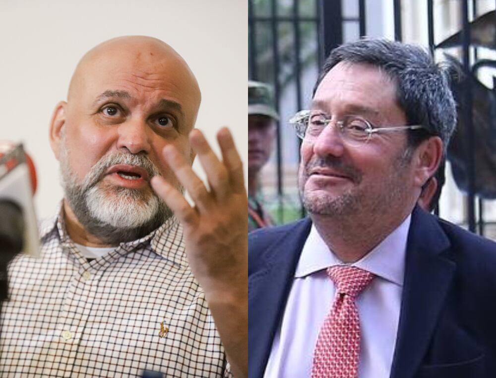 Salvatore Mancuso y 'Pacho' Santos | Fotos: Colprensa