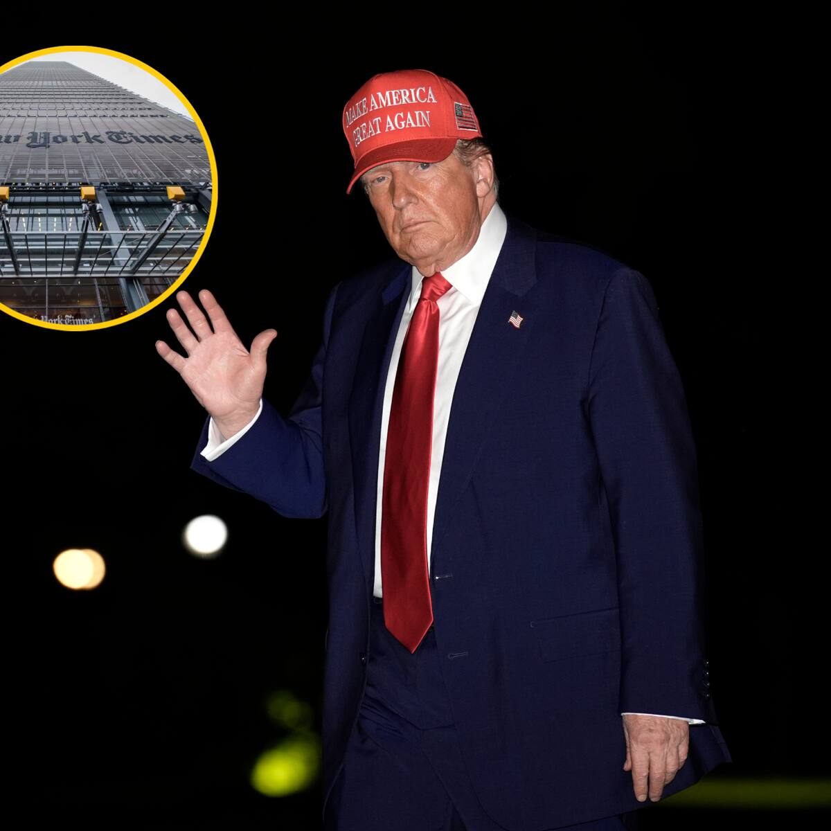 Donald Trump afirmó que contempla demandar al New York Times