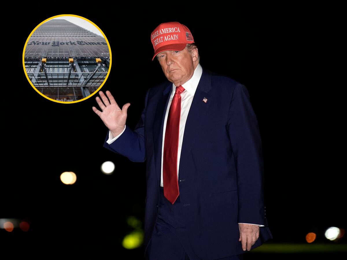 Donald Trump afirmó que contempla demandar al New York Times