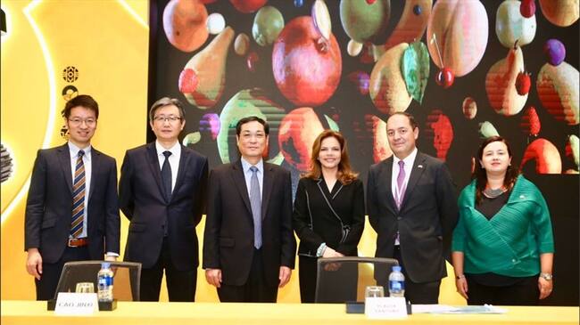 Macrorrueda de Shanghái . Foto: Twitter @PROCOLOMBIACO