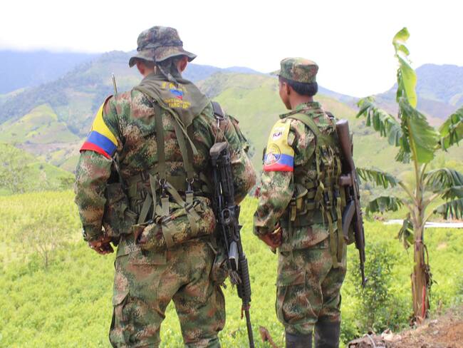 Disidencias Farc lanzan explosivos desde viviendas de la población en el Cauca. Foto: cortesía Camilo Fajardo.