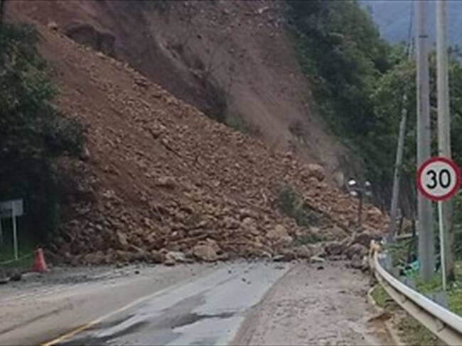 Todo por cuenta de los deslizamientos registrados desde hace una semana.. Foto: Colprensa