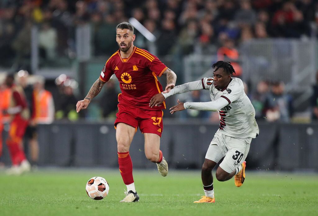 Bayer Leverkusen y AS Roma. (Foto: Paolo Bruno/Getty Images)