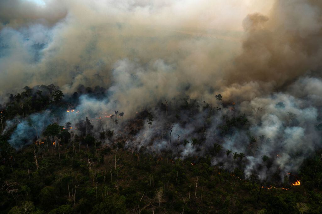 Los incendios en Colombia emiten gases de efecto invernadero al nivel industrial de China. Foto: Getty Images