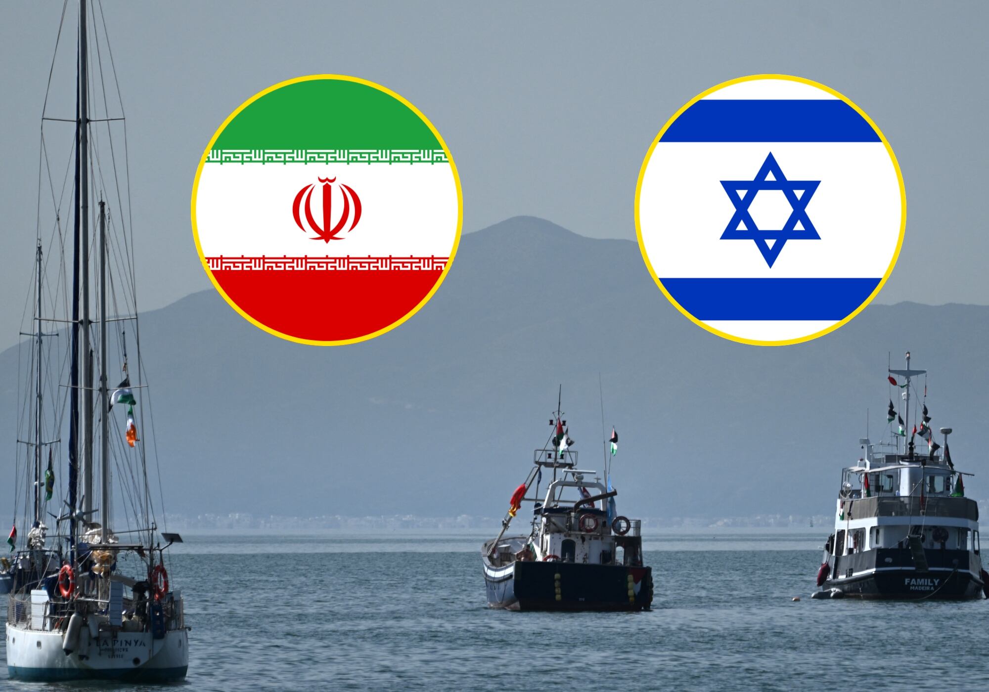 Irán condenó la interceptación de la Flotilla Sumud por Israel. Foto: Getty Images.