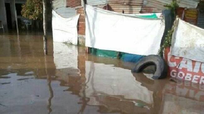 El río se salió de su cauce y causó emergencia en Fundación, Magdalena . Foto: Cortesía: Fundación al día