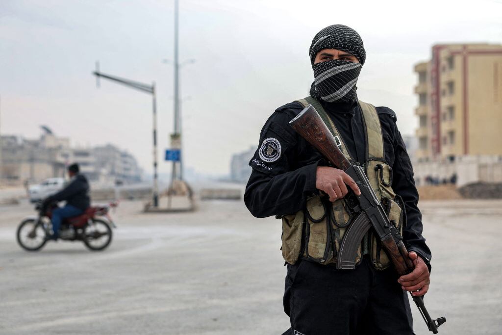 Fuerzas de seguridad sirias. I Foto: OMAR HAJ KADOUR/AFP via Getty Images.