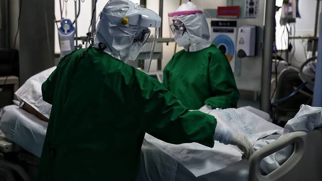 Camas UCI COVID en Bogotá . Foto: Colprensa