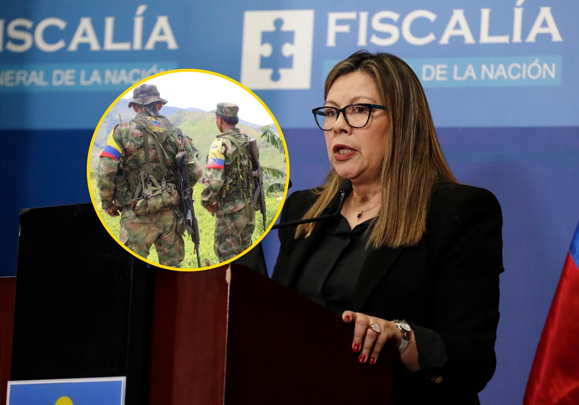 Fiscal Camargo ordenó intervenir en investigación por elementos decomisados a disidencias. Foto: EFE.