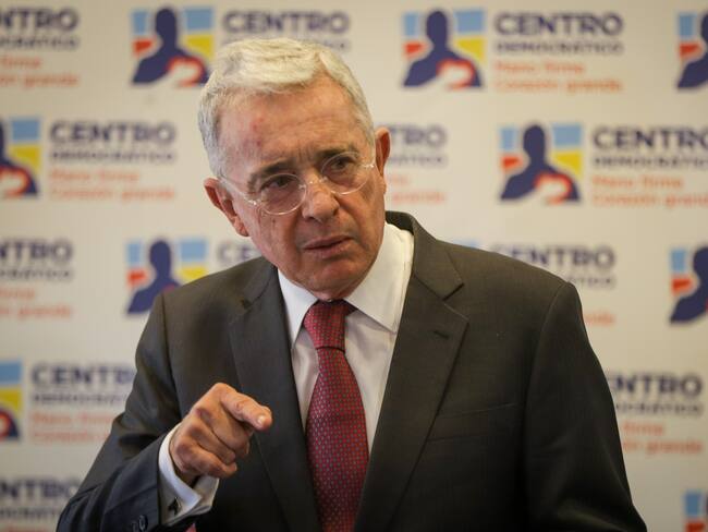 Expresidente y líder del Centro Democrático, Álvaro Uribe. Foto: Colprensa - Álvaro Tavera.