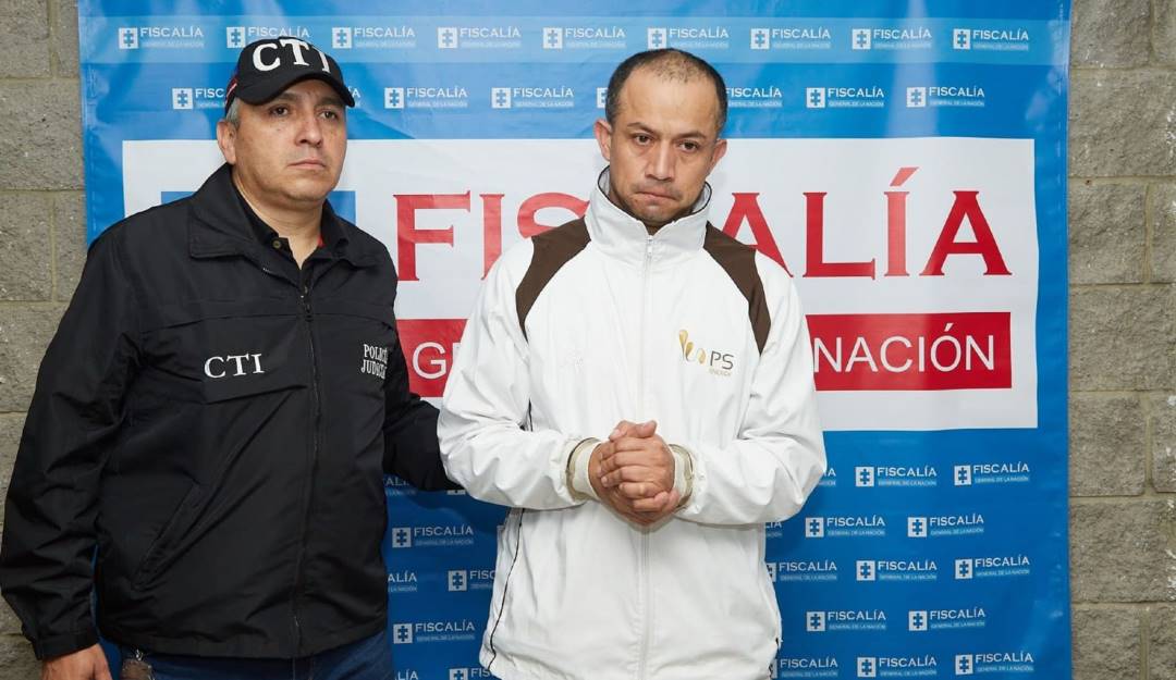 Jhonatan Torres Campos, asesino confeso de Adriana Pinzón. Foto: Fiscalía