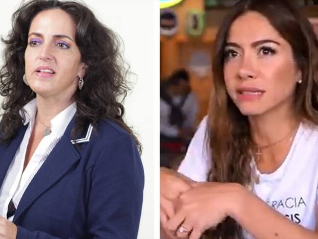 Congresistas debatieron sobre el trino de Cabal en el que sugería que a Juvinao su esposo le "ponía los cachos".. Foto: Colprensa y Twitter