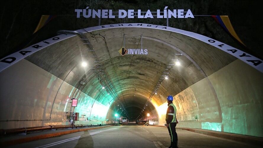 Túnel de La línea. Foto: Colprensa-Sergio Acero
