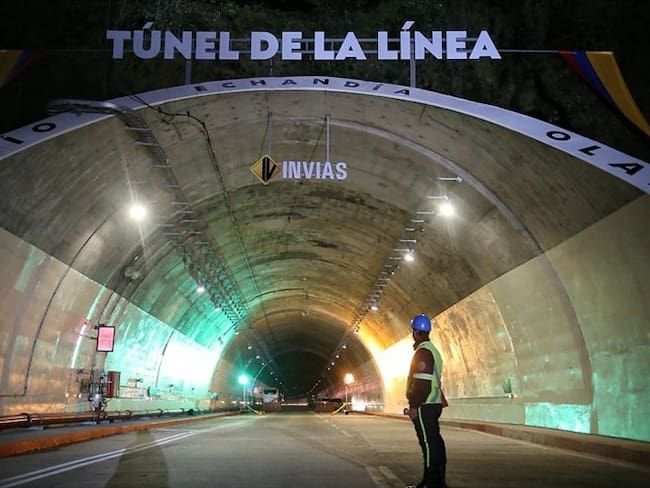 Túnel de La línea. Foto: Colprensa-Sergio Acero