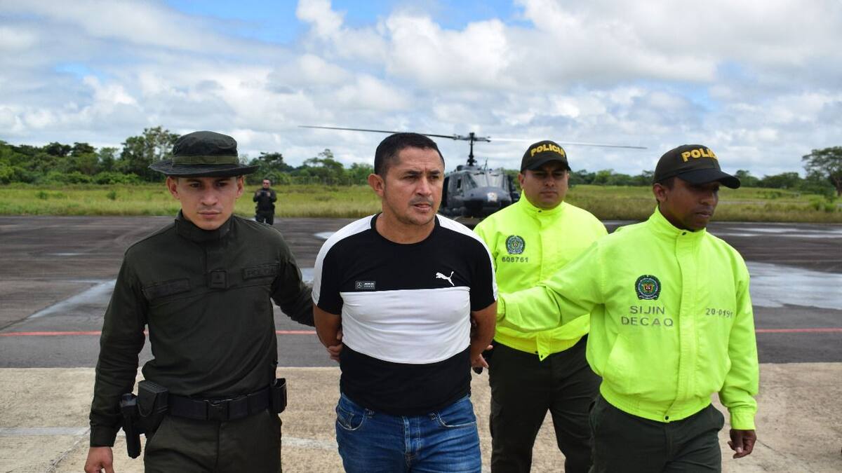 Capturan a ‘El Ovejo’, cabecilla de finanzas del frente Rodrigo Cadete de disidencias Farc