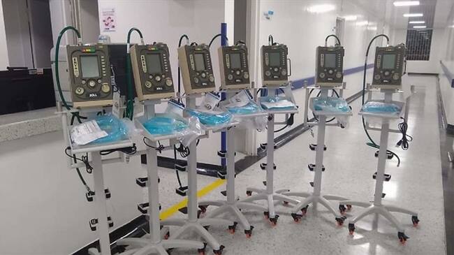 Sí hay infraestructura para instalar nuevos ventiladores para pacientes COVID: Distrito. Foto: Colprensa
