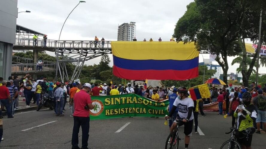 Paro Bucaramanga . Foto: La W.