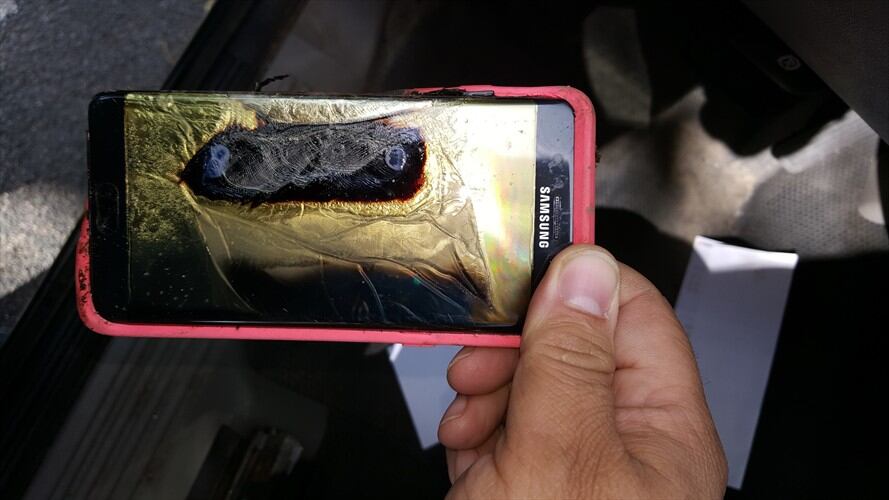 Galaxy Note 7. Foto: AP.