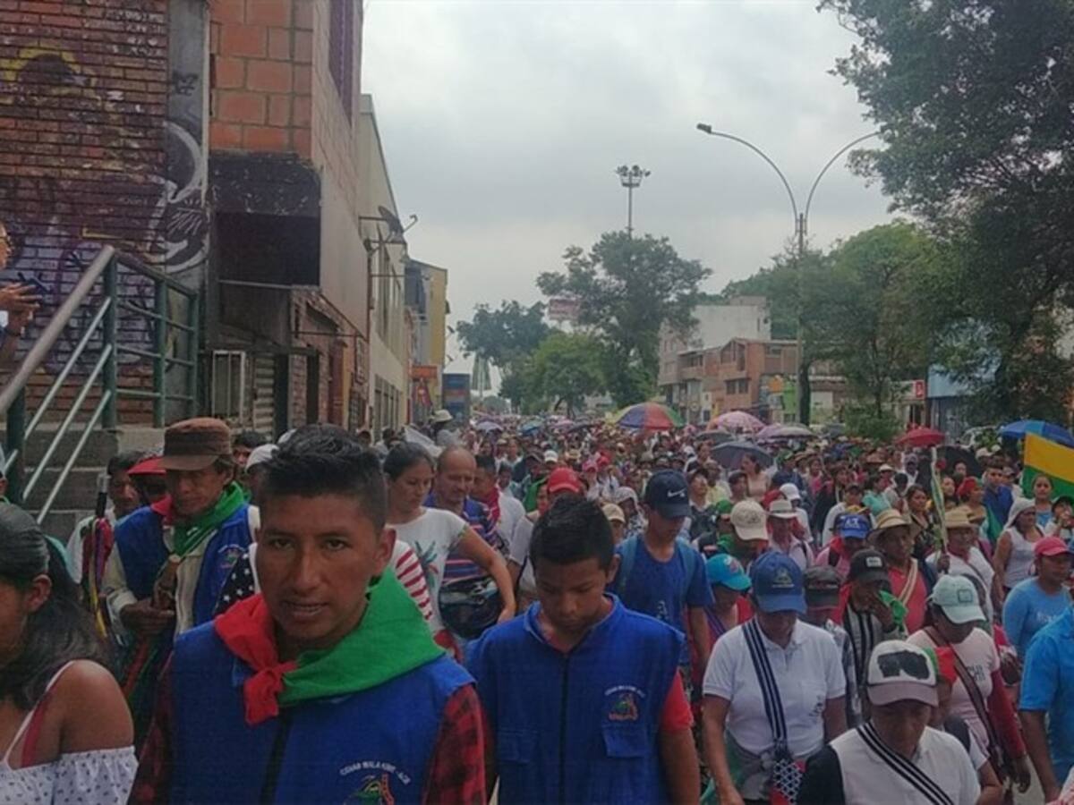 Jornada de movilización en Cali transcurrió de manera pacífica