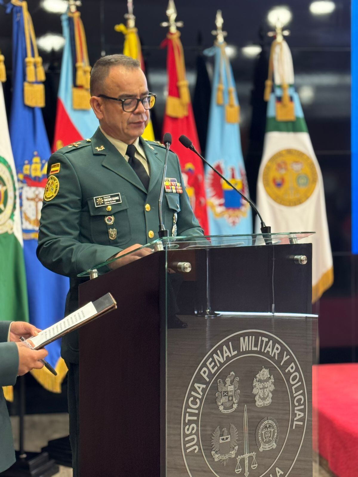 Magistrado coronel Gustavo Alberto Suárez Dávila. Foto: Suministrada