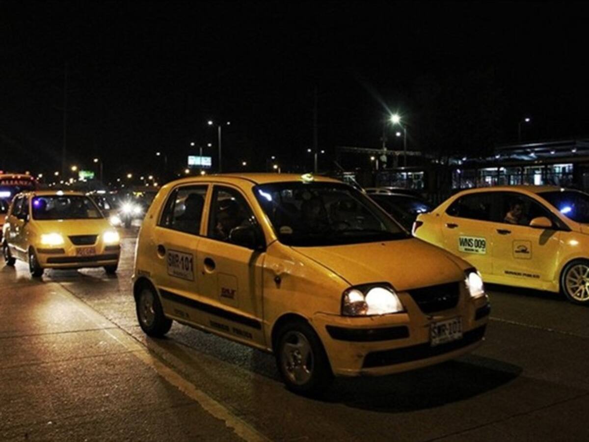 Taxistas de Tunja madrugaron para unirse a movilizaciones en Bogotá