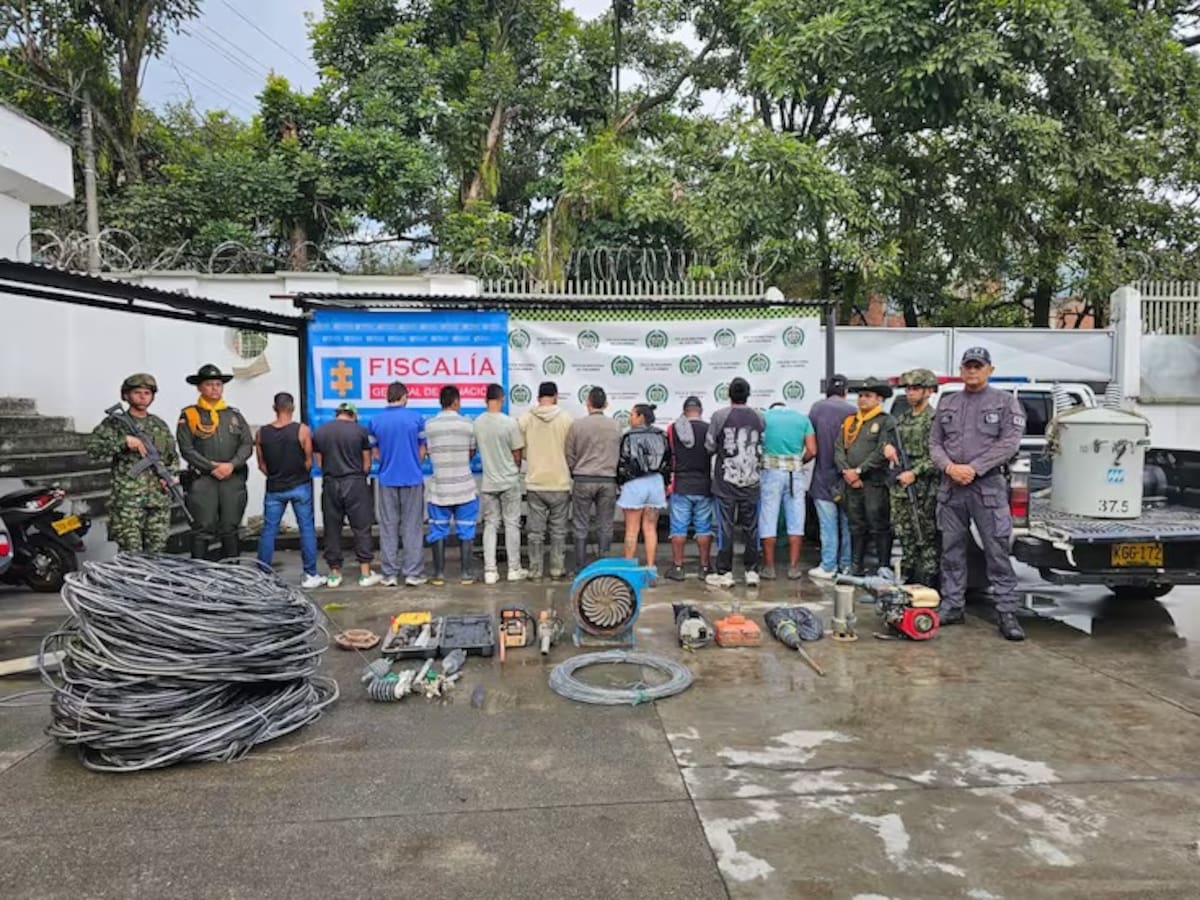 Autoridades reportan 12 capturas por minería ilegal y contaminación ambiental en Marmato