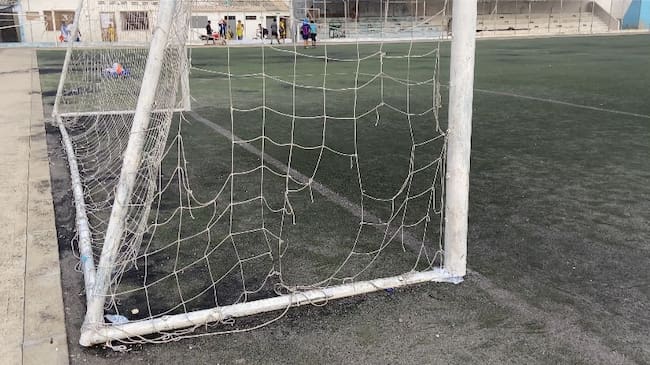 Foto: Así se encuentra la cancha La Castellana/ Cortesía