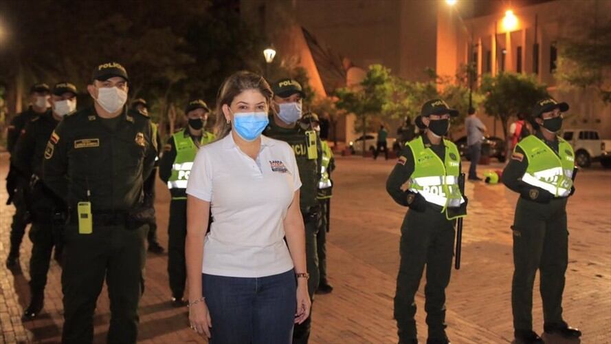 Alcaldesa Johnson cuestionó al Mininterior por demoras en la aprobación de nuevas medidas. Foto: Twitter Virna Johnson