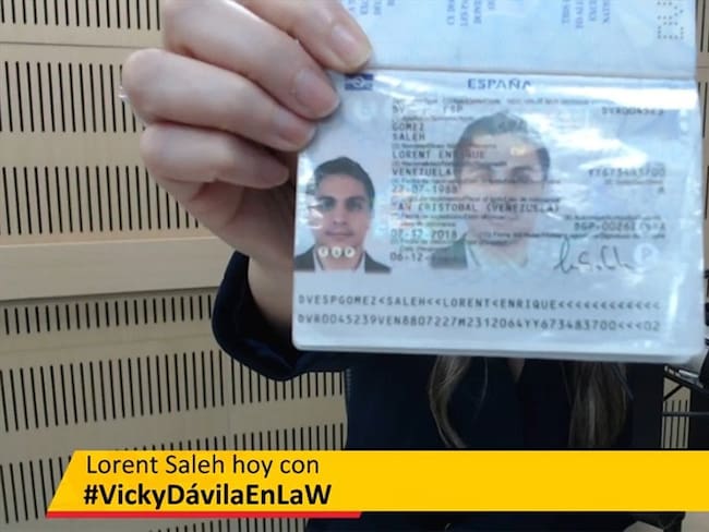 El pasaporte de Saleh le prohibe la entrada a su país. Foto: La WCon Vicky Dávila