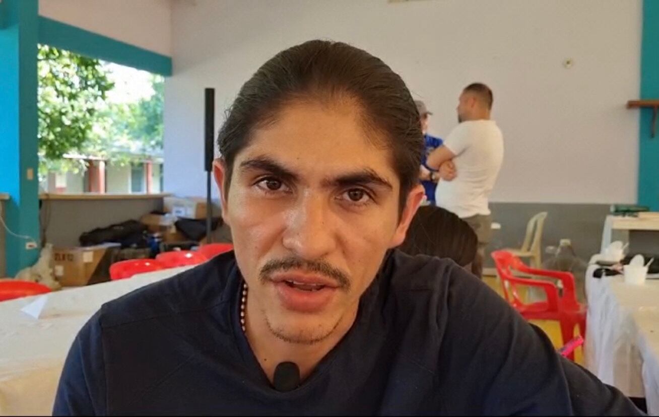 Alias Andrey. Foto:  Mesa de diálogos, Gobierno y EMC.